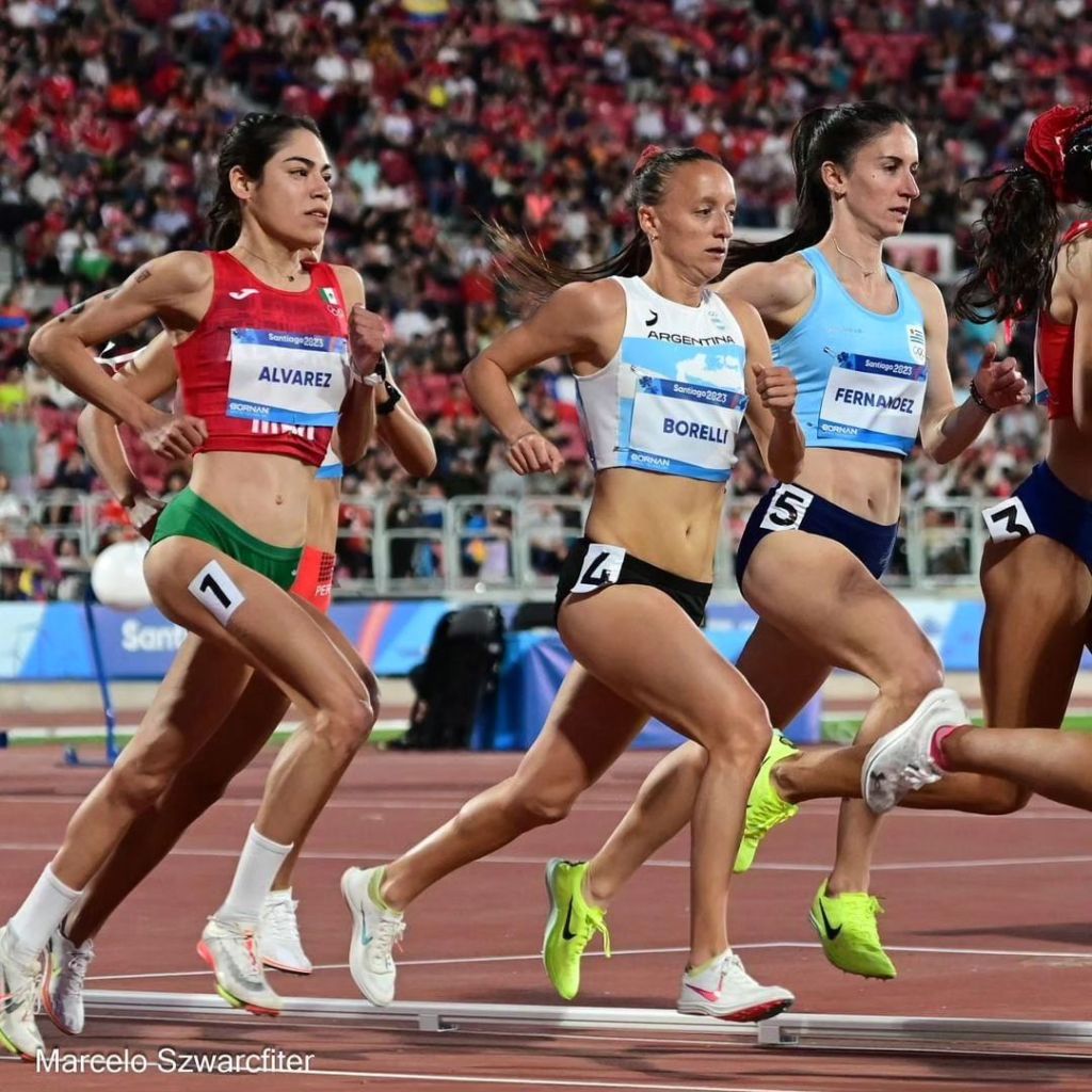 Mariana Borelli, el año pasado, en los Juegos Panamericanos de Santiago de Chile. - Instagram: @mariborelliok -