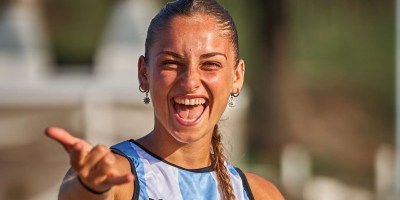 Giuliana Gamba, jugadora de la selección argentina de beach handball. - Instagram -