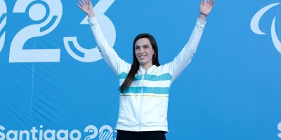 Analuz Pellitero, ganadora de seis medallas en los Juegos Parapanamericanos 2023. - Javier Vergara / Parapanamericanos 2023 vía Photosport -
