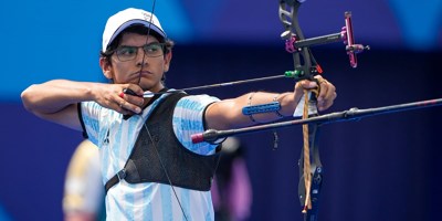 El arquero marplatense Damián Jajarabilla. - COA -