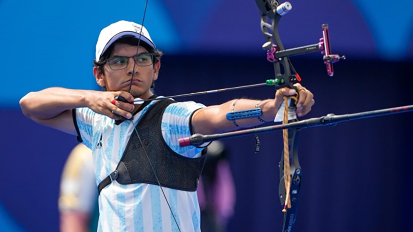 El arquero marplatense Damián Jajarabilla. - COA -
