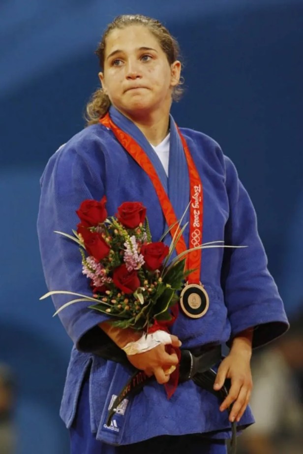 Paula Pareto, medalla de bronce en los Juegos Olímpicos de Pekín, en 2008.