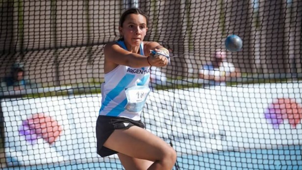 Juana Marino, el año pasado, en el Sudamericano de San Luis. - Instagram -