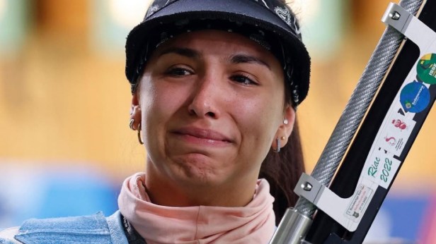 Fernanda Russo y lágrimas de emoción en Santiago 2023: clasificación olímpica para París 2024. - Instagram -