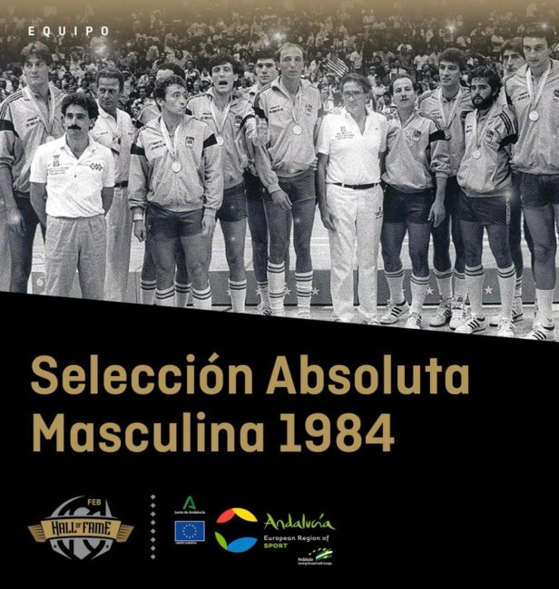 El recuerdo de la selección española plata en Los Ángeles 1984.