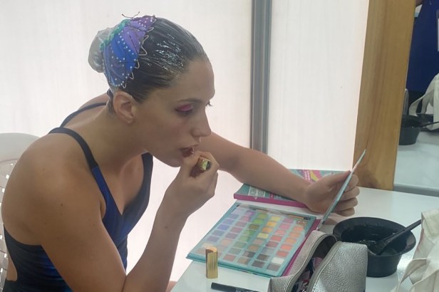 Tiziana Bonucci, la previa de las rutinas.