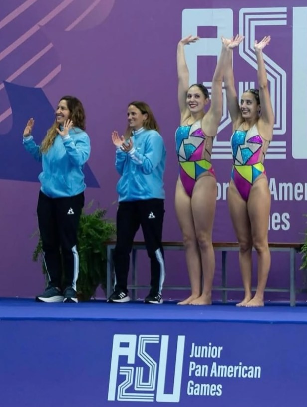 Tiziana Bonucci (izq.) y María Carasatorre, el dueto de Argentina.